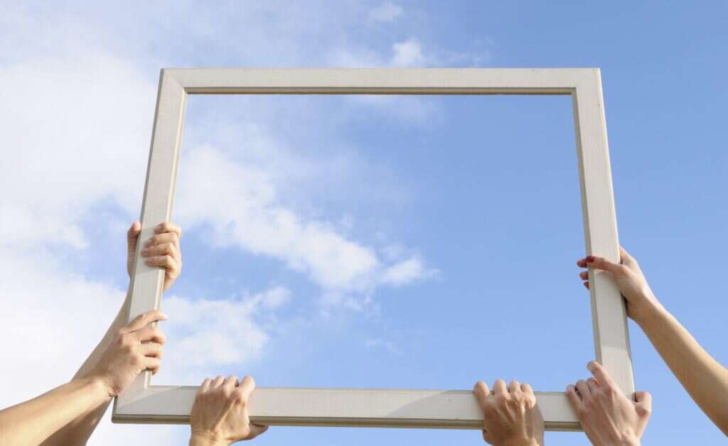 Frame representing scope 3 emissions