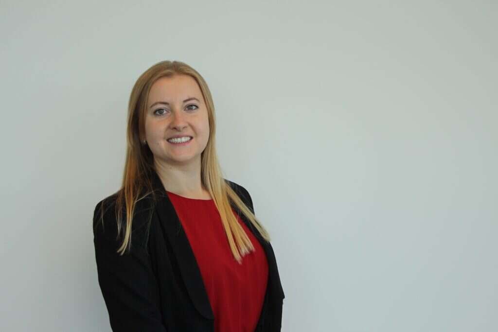 Tonia Plakhotniuk discussing the green asset ratio